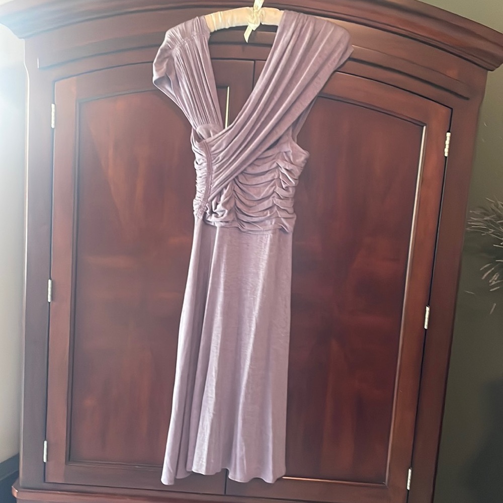 Oooooo, this violet dress from Anthropology!! Size small.